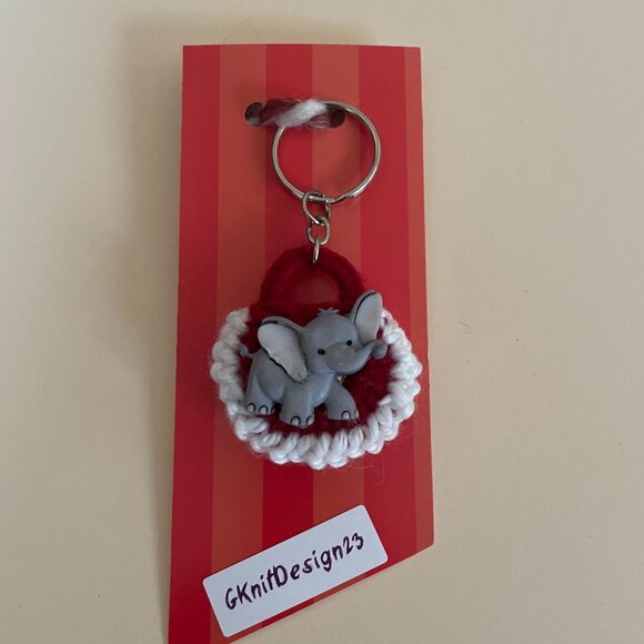 Little Keychain Charm, Crochet Handmade Backpack Charm - Picture 8 of 8